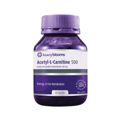 Henry Blooms Acetyl-L -Carnitine 500 60c